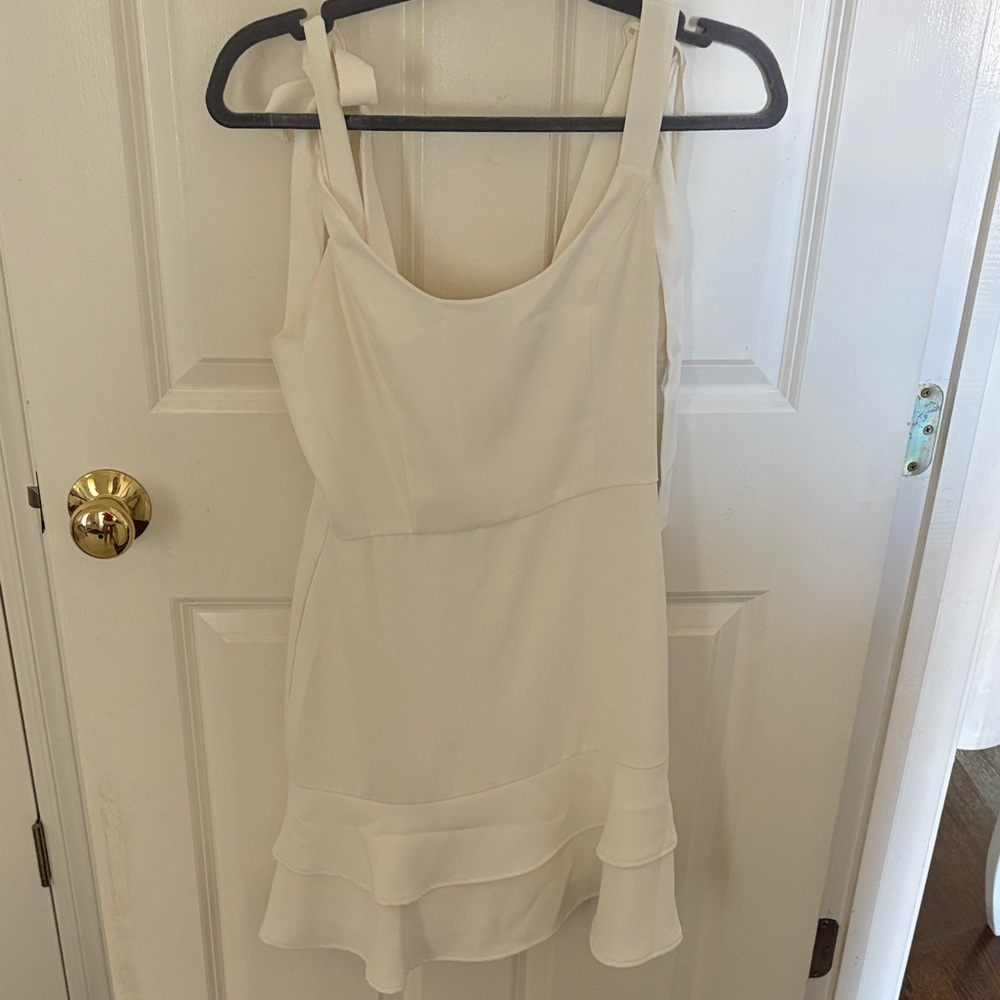 Adelyn Rae White Mini Dress